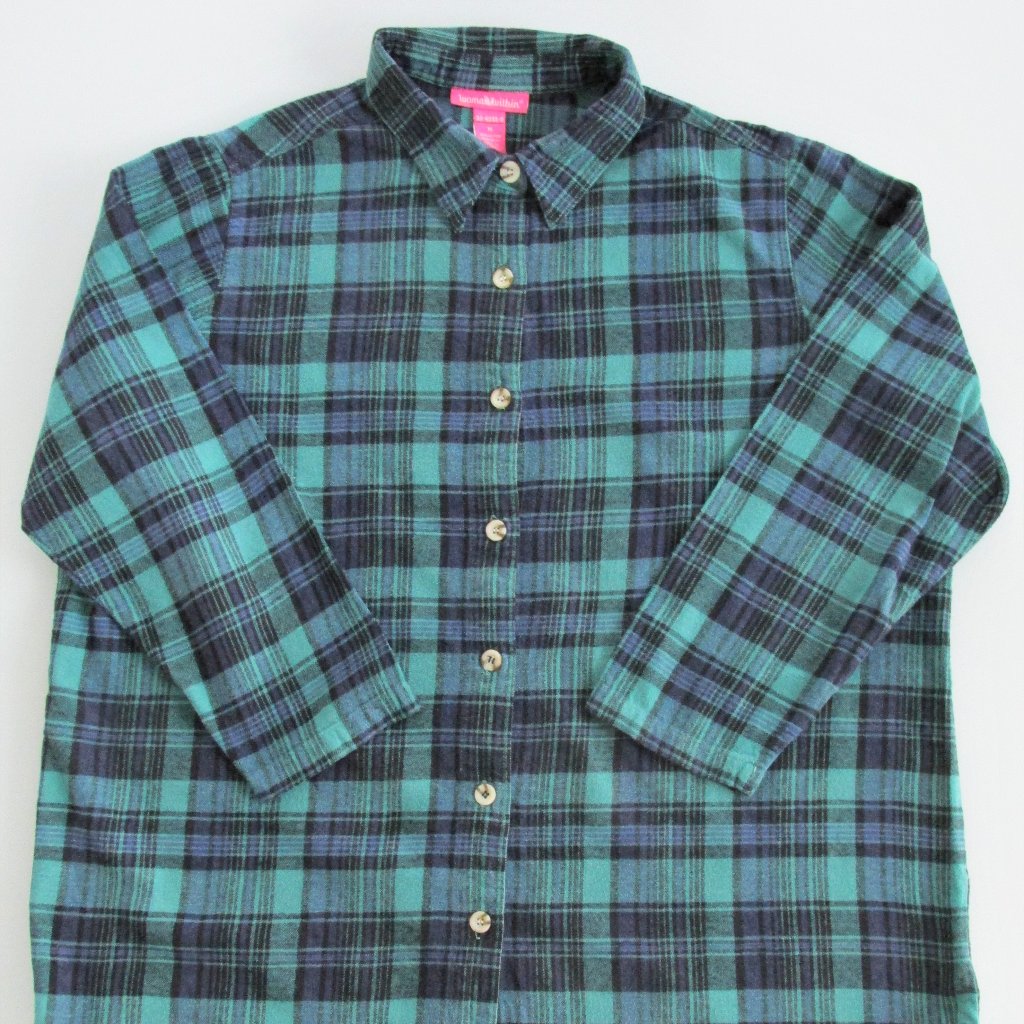 Woman Within Cotton Flannel Shirt Size 1x
